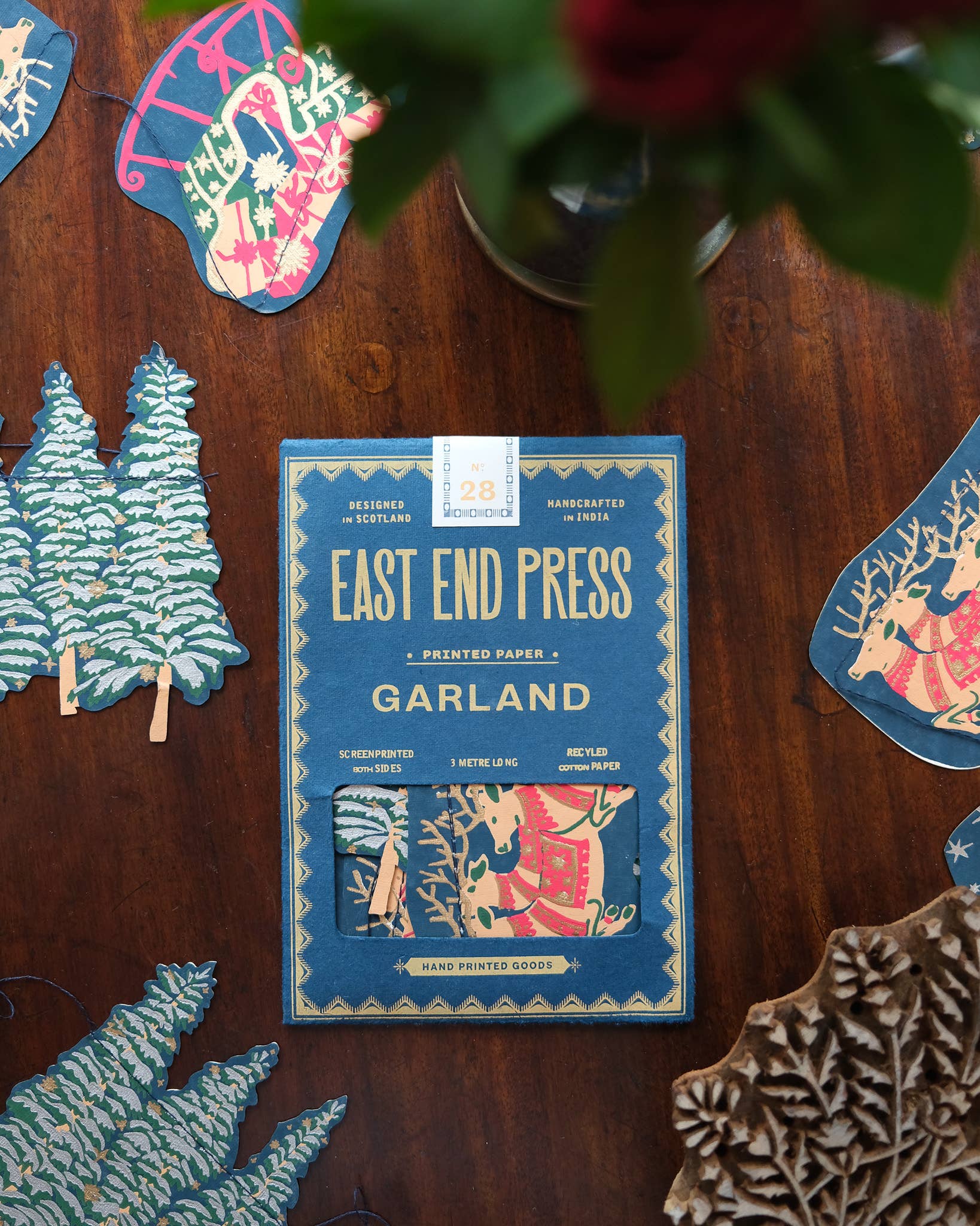 Skyline Sewn Garland - East End Press - Bluecashew Kitchen Homestead