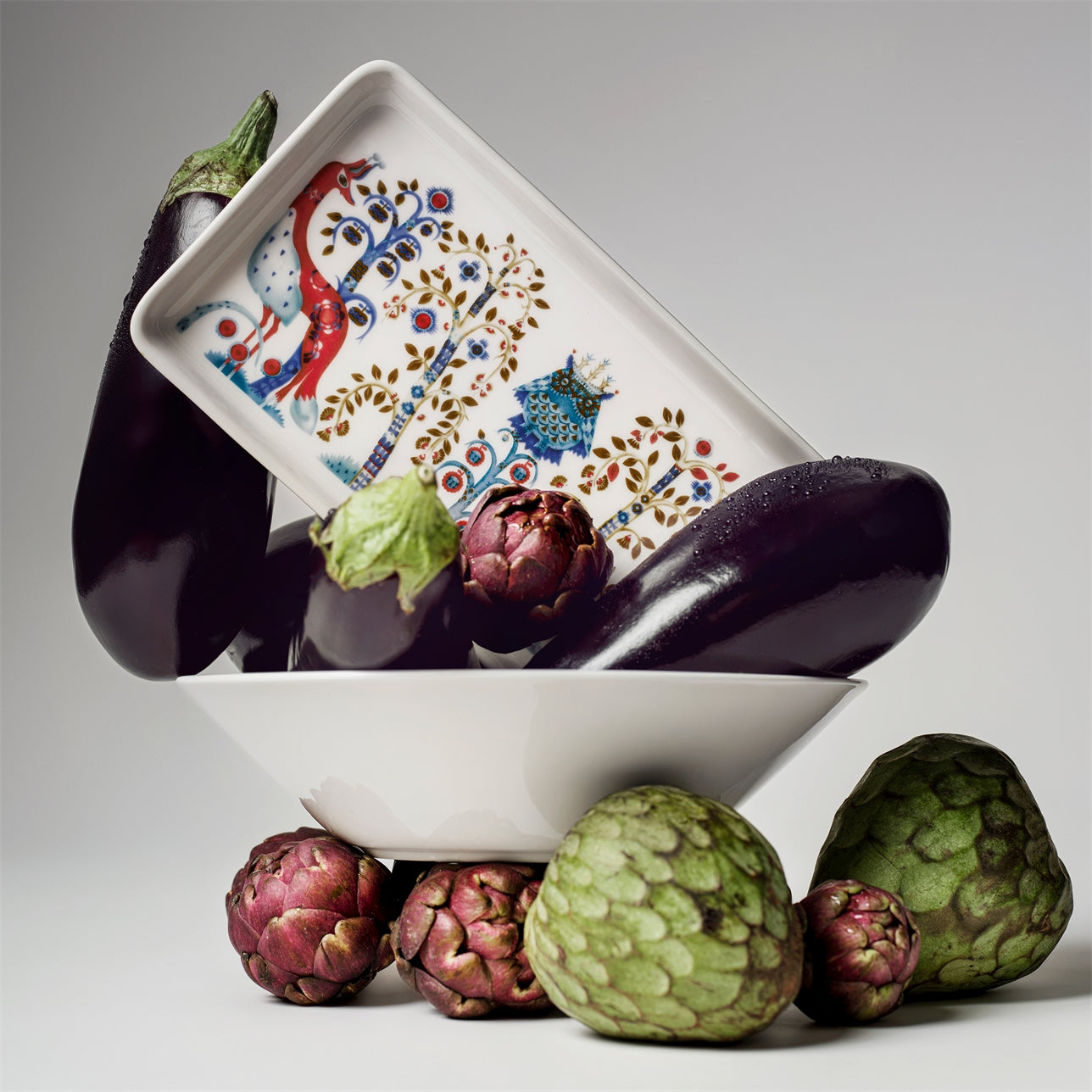 Taika Rectangle Plate | White - Iittala - Bluecashew Kitchen Homestead