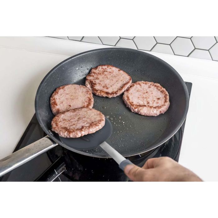 Wide Slotted Silicone Spatula - Harold Import Company - Bluecashew Kitchen Homestead