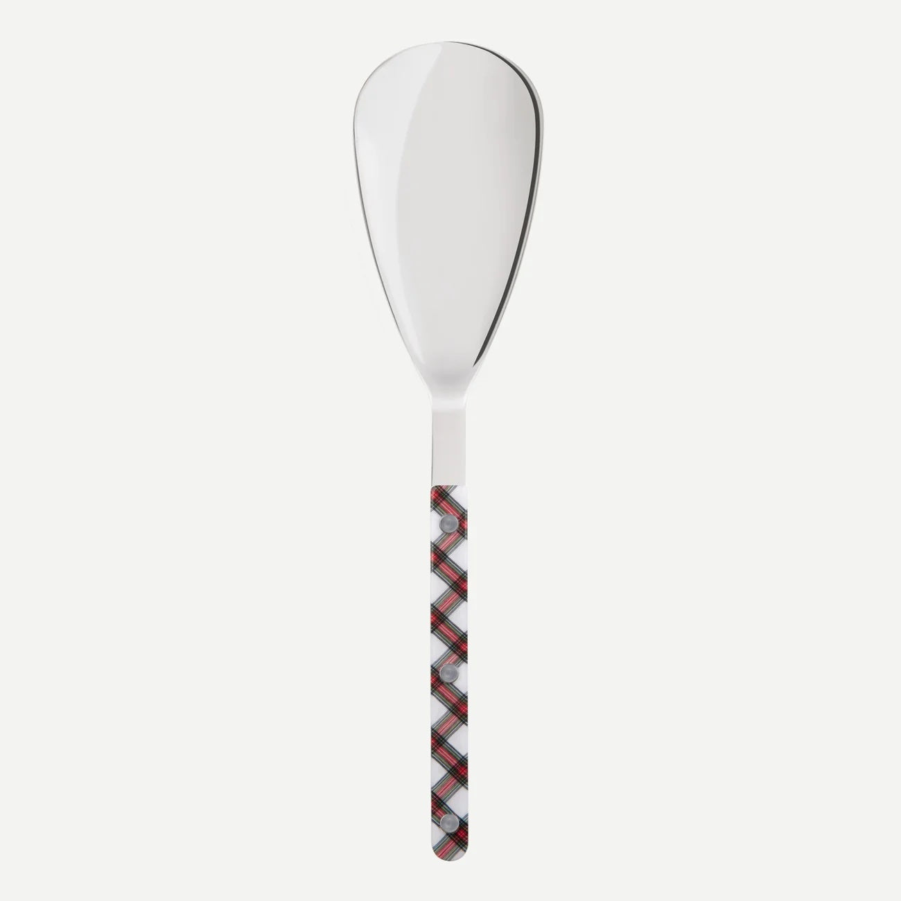 Bistrot Rice Spoon | White Tartan - Sabre - Bluecashew Kitchen Homestead