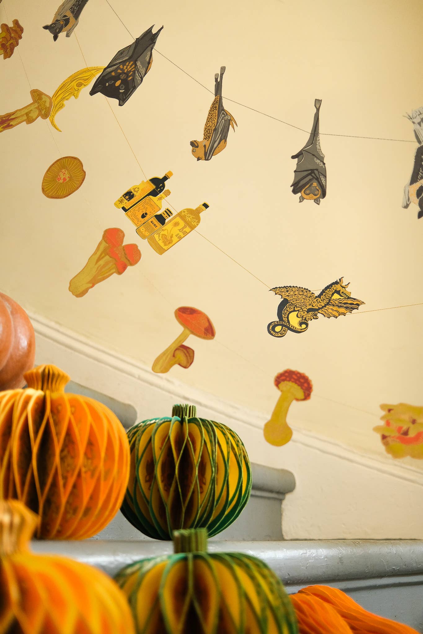 Samhain Garland - East End Press - bluecashew kitchen homestead