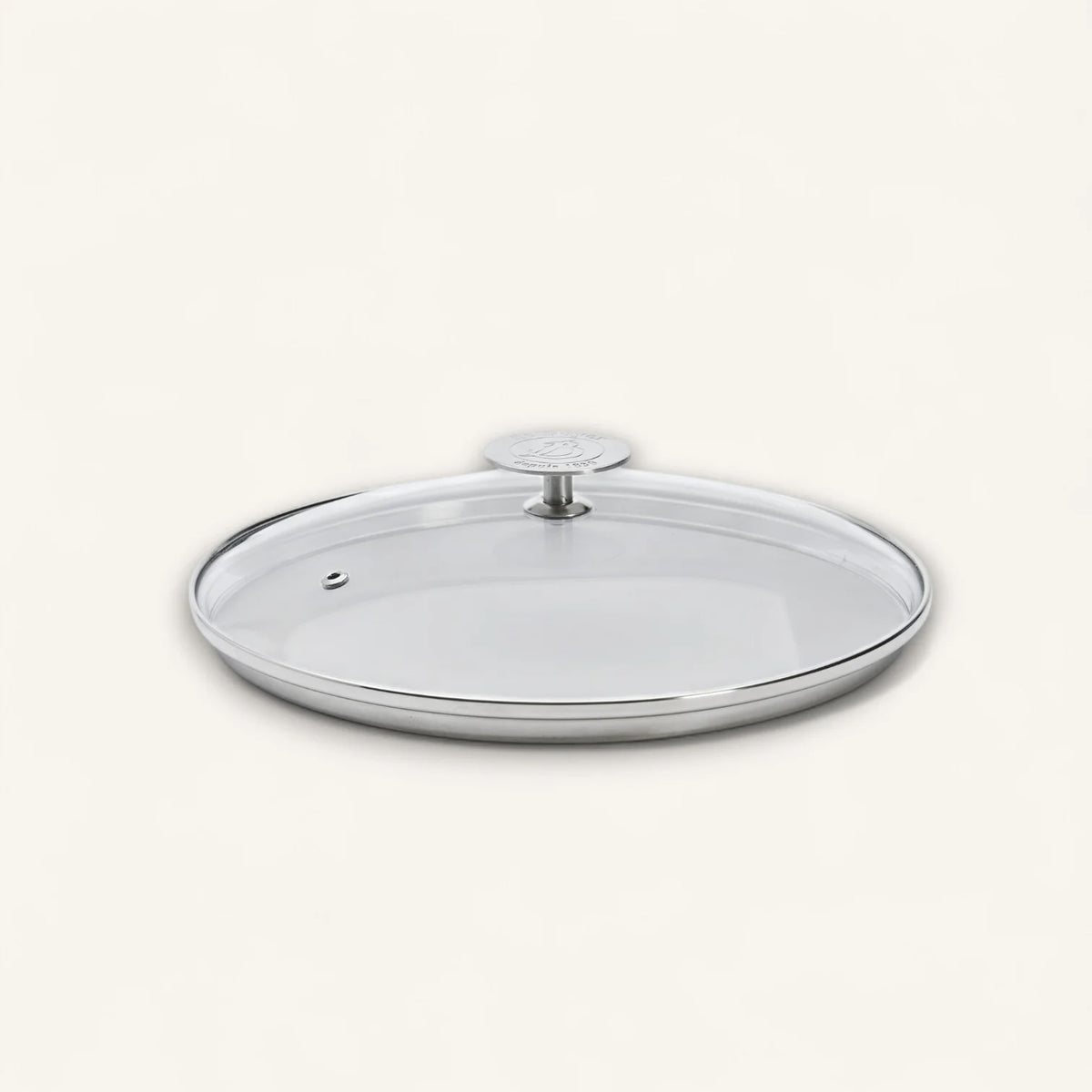 Glass Lid with Stainless Steel Knob | 12.5" - De Buyer - bluecashew kitchen homestead