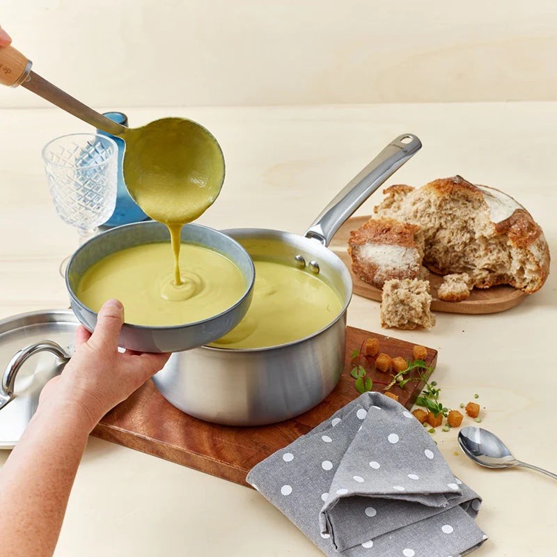 ALCHIMY 3-ply Stainless Steel 8" Saucepan - De Buyer - Bluecashew Kitchen Homestead