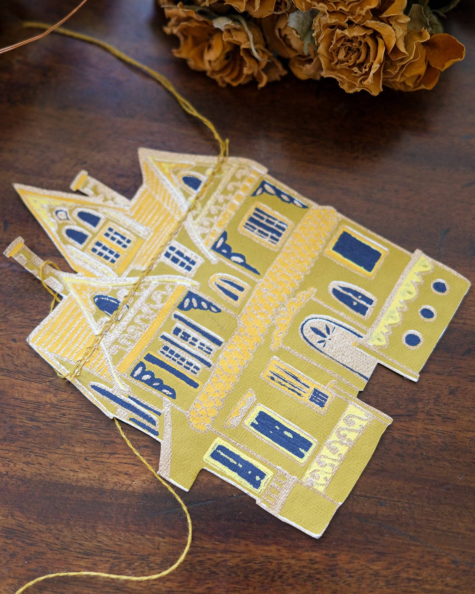 Samhain Garland - East End Press - bluecashew kitchen homestead