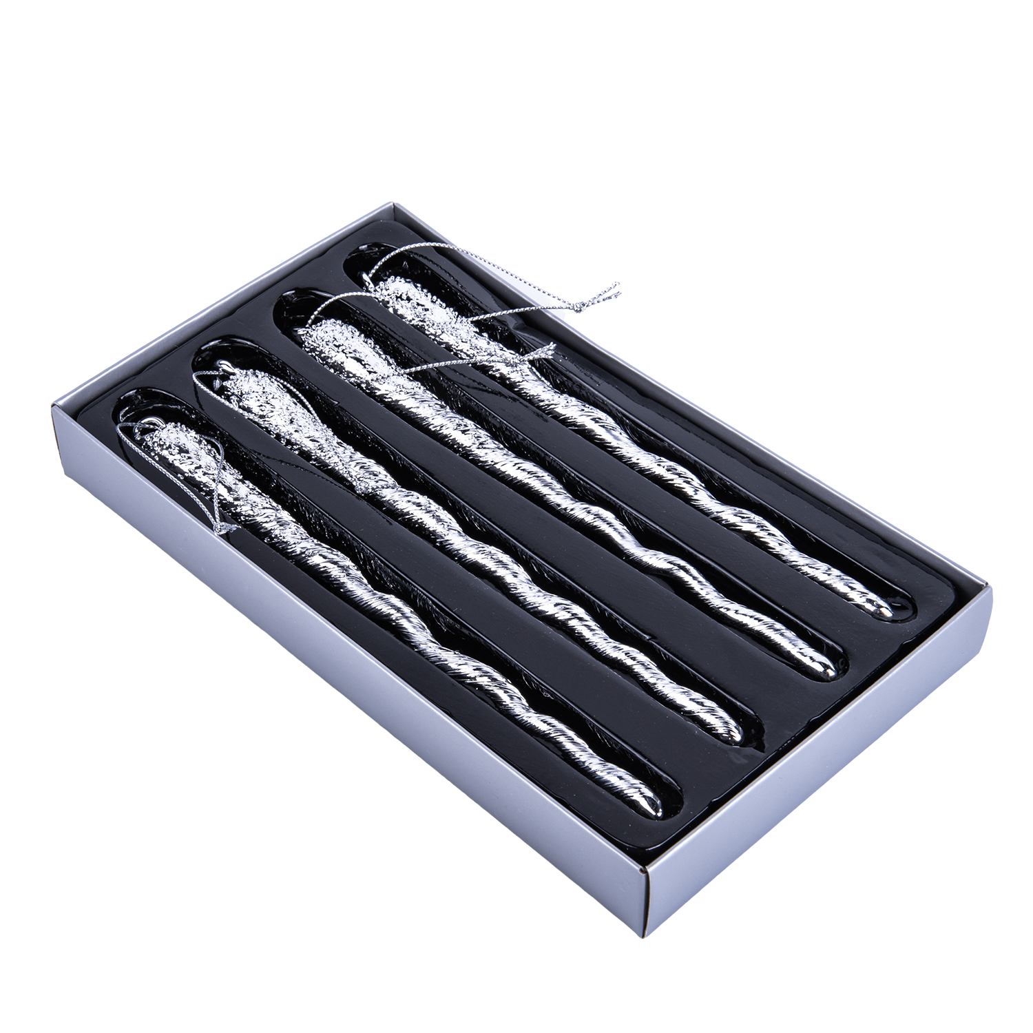 Glass Icicles (set of 4) - STP - Bluecashew Kitchen Homestead