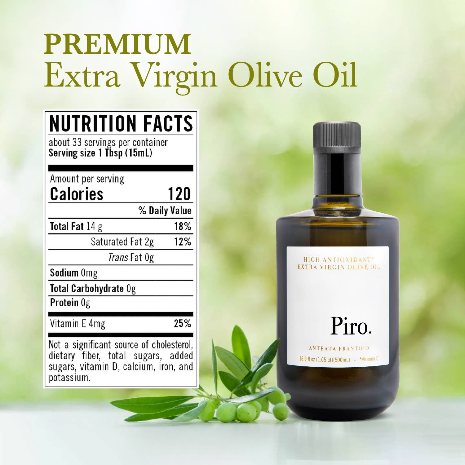 Olio Piro 2024 Harvest | 500ml - olio piro - bluecashew kitchen homestead