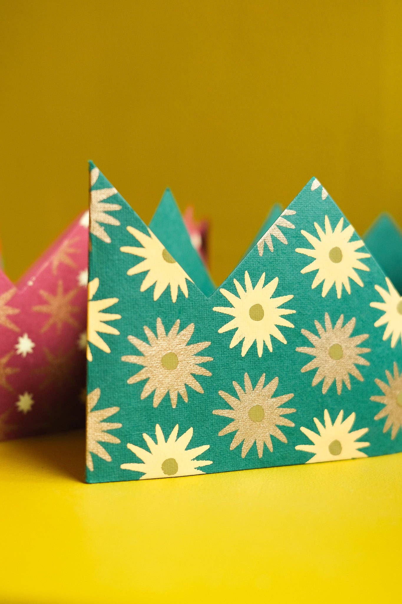 Festive Paper Crowns - East End Press - bluecashew kitchen homestead
