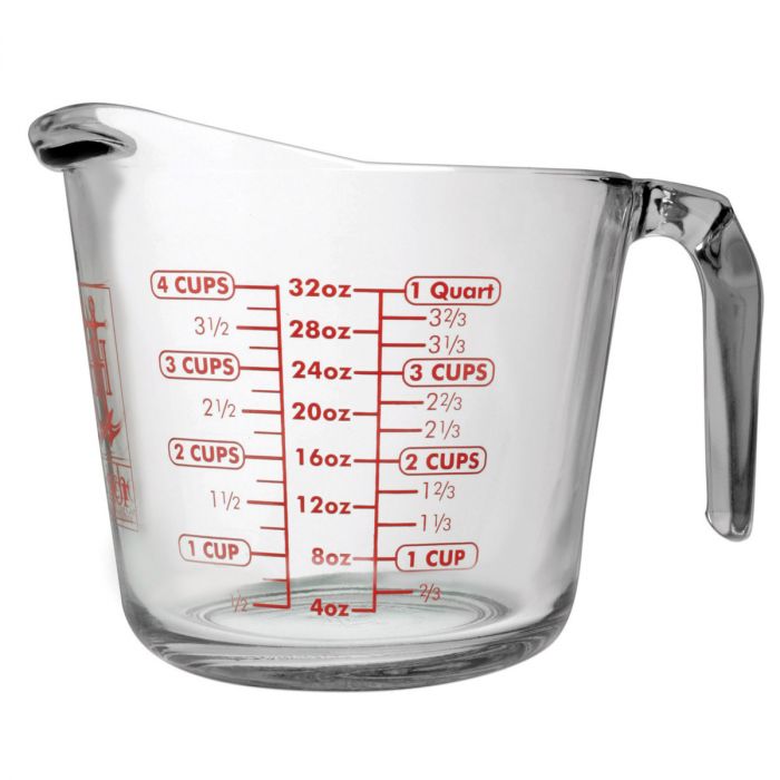 Anchor Glass Measuring Cup | 4 Cup - Harold Import Company - Bluecashew Kitchen Homestead