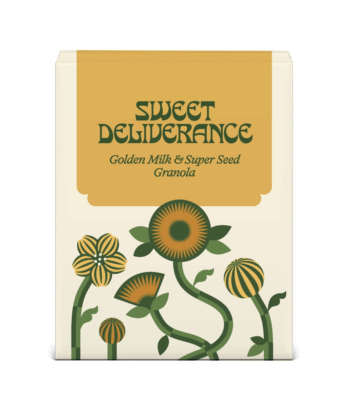 Golden Milk & Super Seed Granola: Holiday Gift Box - Sweet Deliverance - bluecashew kitchen homestead