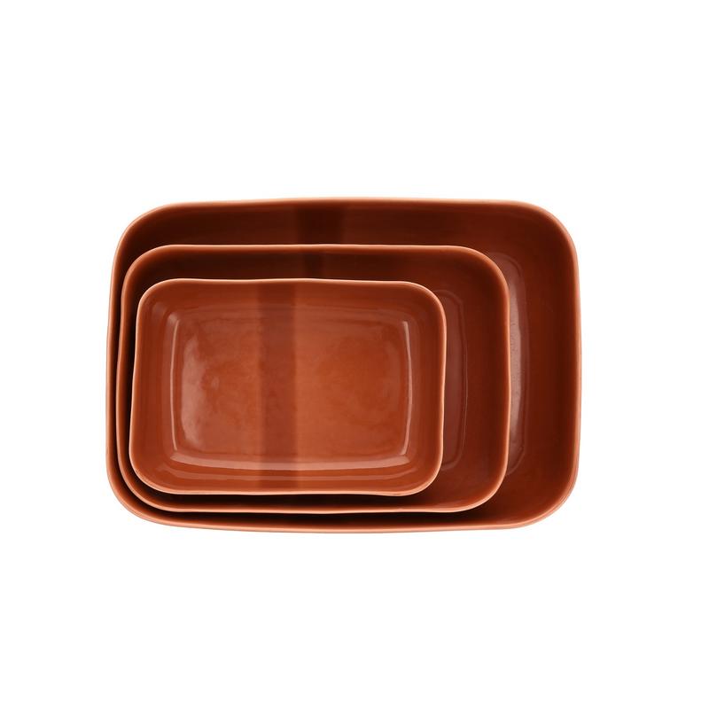 Svelte 3pc Baker Set | Terracotta - Fortessa - Bluecashew Kitchen Homestead