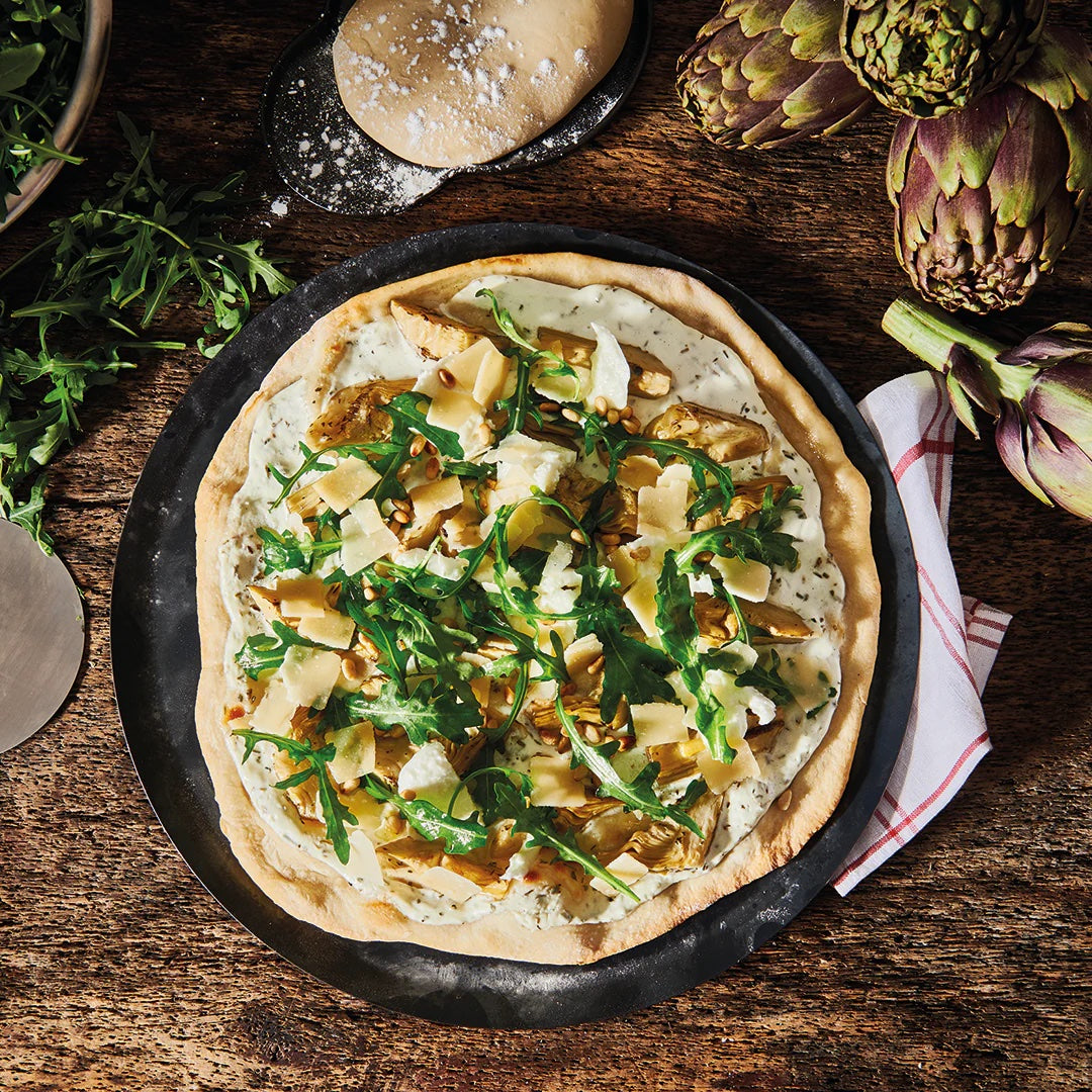 Blue Carbon Steel Pizza & Tart Sheet - De Buyer - Bluecashew Kitchen Homestead