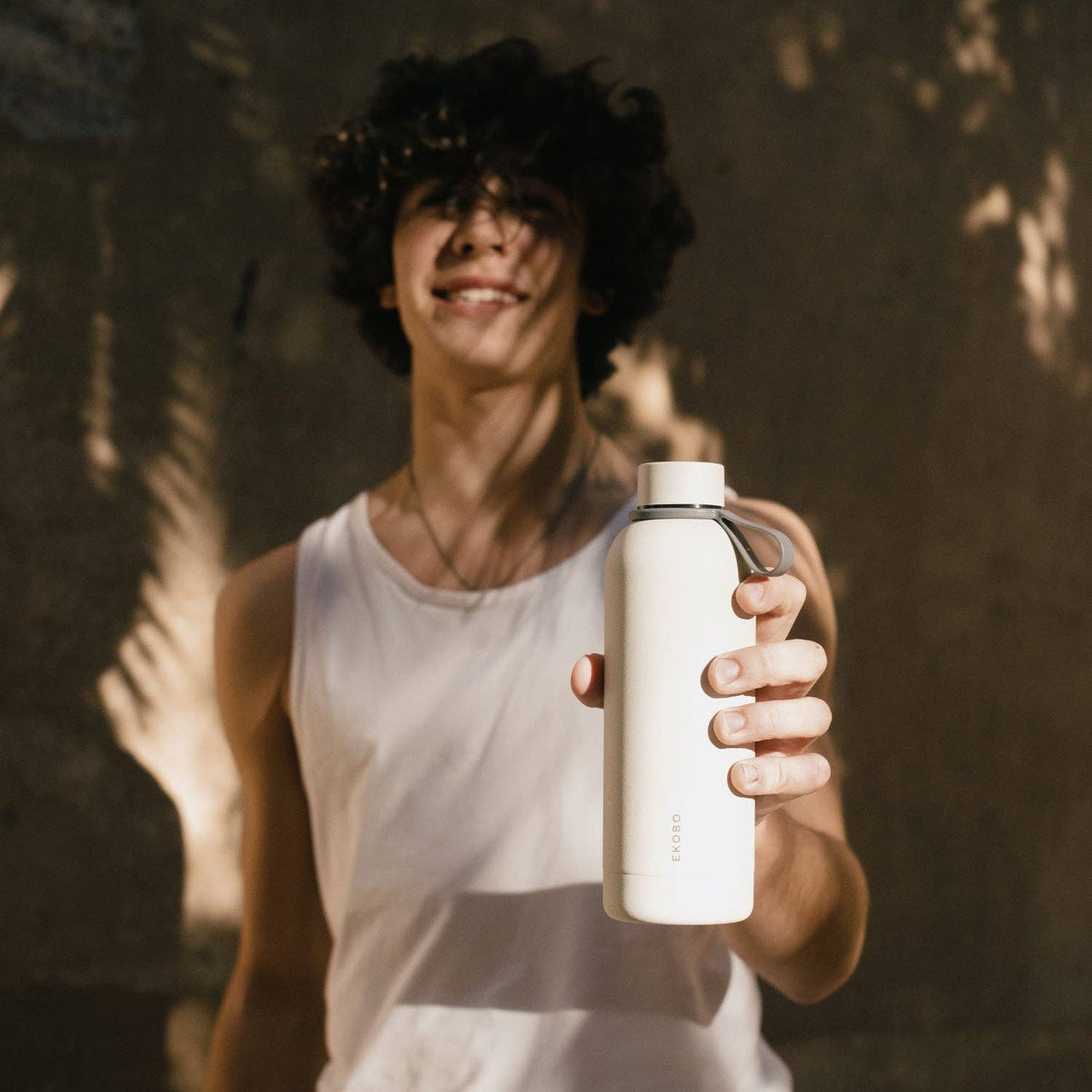 Go Reusable Insulated 17oz Bottle | Cloud - EKOBO - bluecashew kitchen homestead