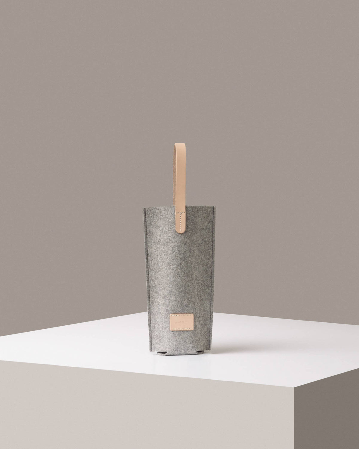Hana Merino Wool Bottle Bag | Granite - Graf Lantz - bluecashew kitchen homestead