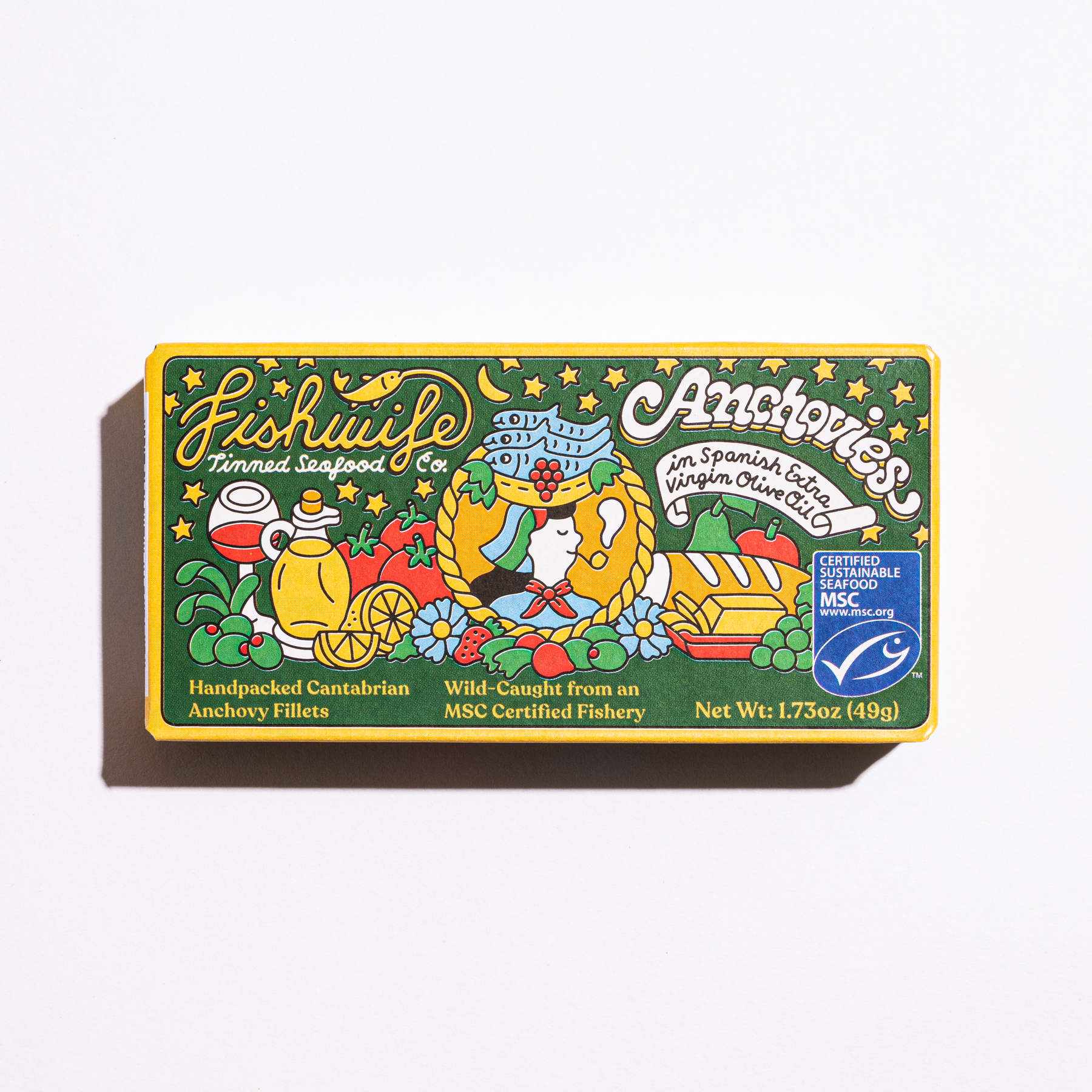 Cantabrian Anchovies in Extra Virgin Olive Oil - Fishwife - Bluecashew Kitchen Homestead
