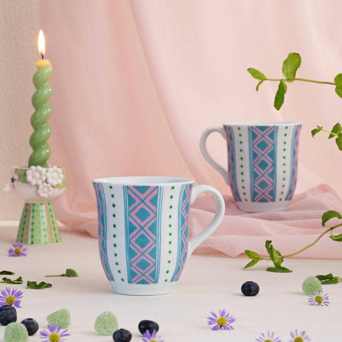 Eva Porcelain Mug - Danish Design Collective - Bluecashew Kitchen Homestead