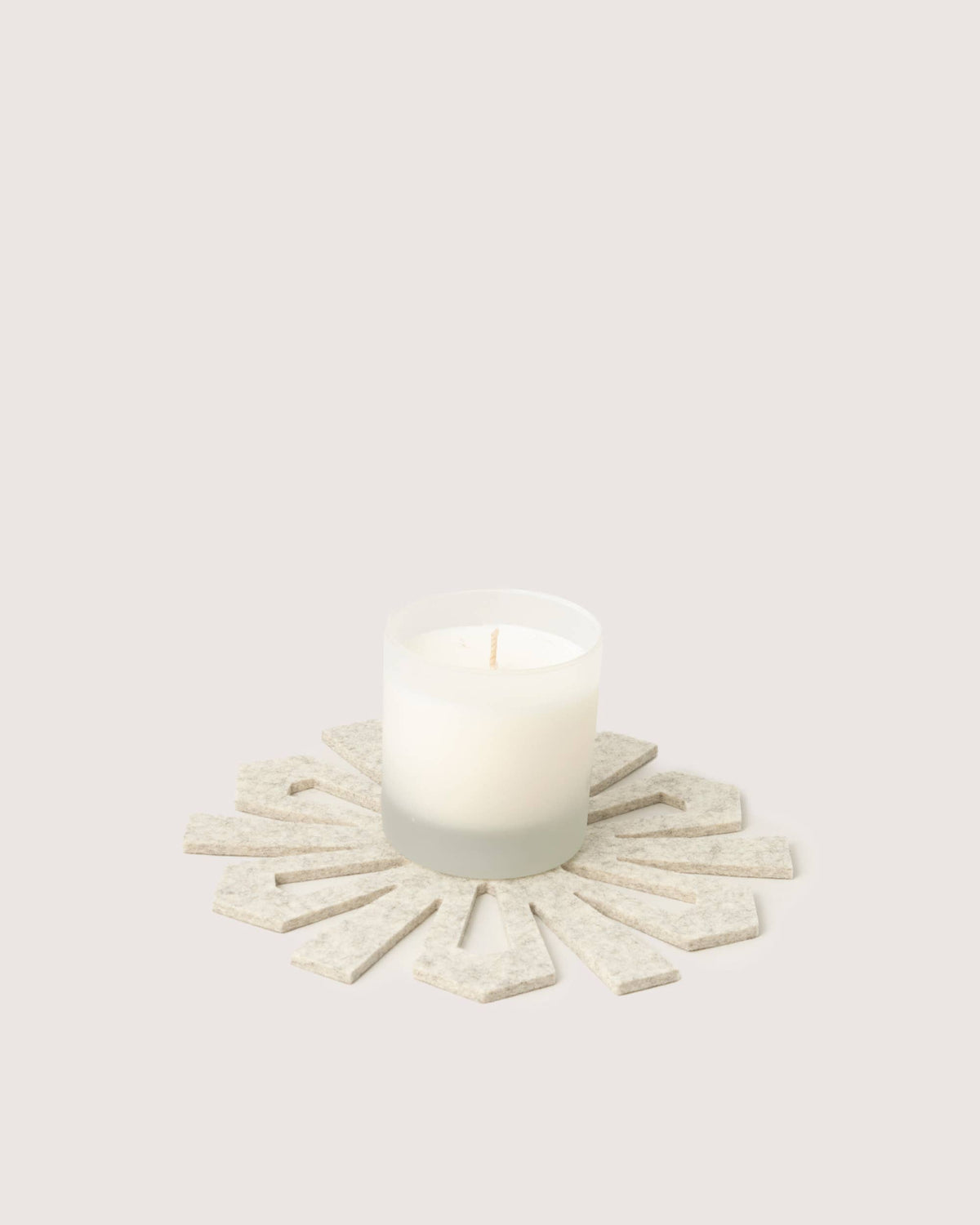 Snowflake Wool Felt Trivet | Heather White - Graf Lantz - bluecashew kitchen homestead