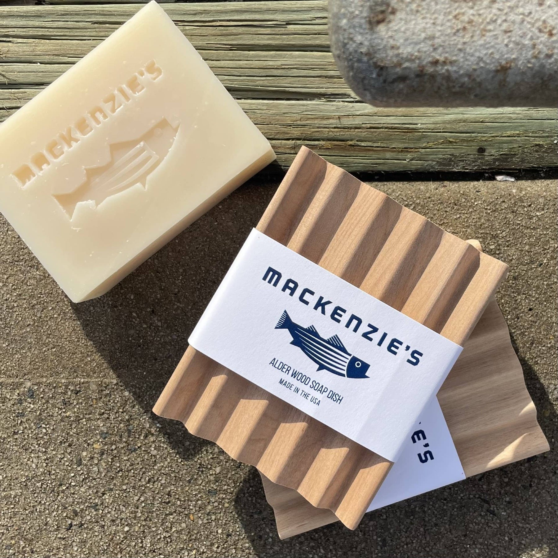 MacKenzie's Signature Soap Dishes (12 qty) - MacKenzie's Fisherman - Bluecashew Kitchen Homestead