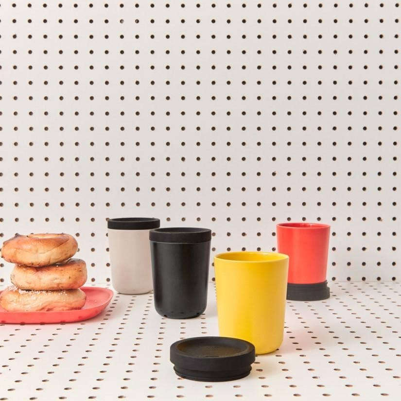 Go Reusable 12oz Coffee Cup | Persimmon - EKOBO - bluecashew kitchen homestead