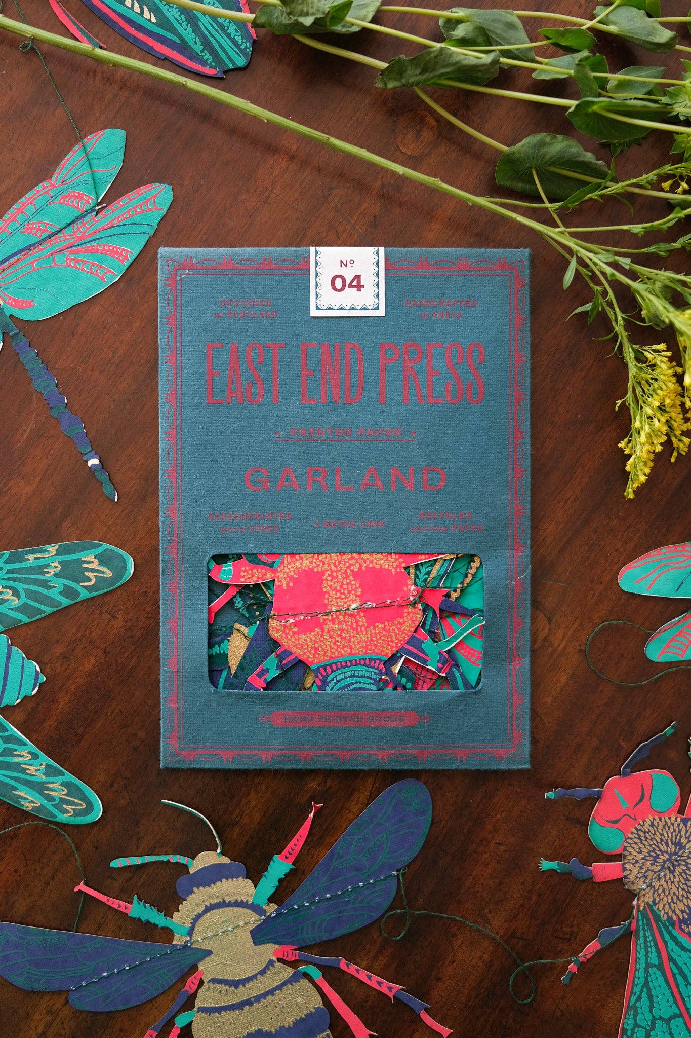 Insects Sewn Garland - East End Press - bluecashew kitchen homestead