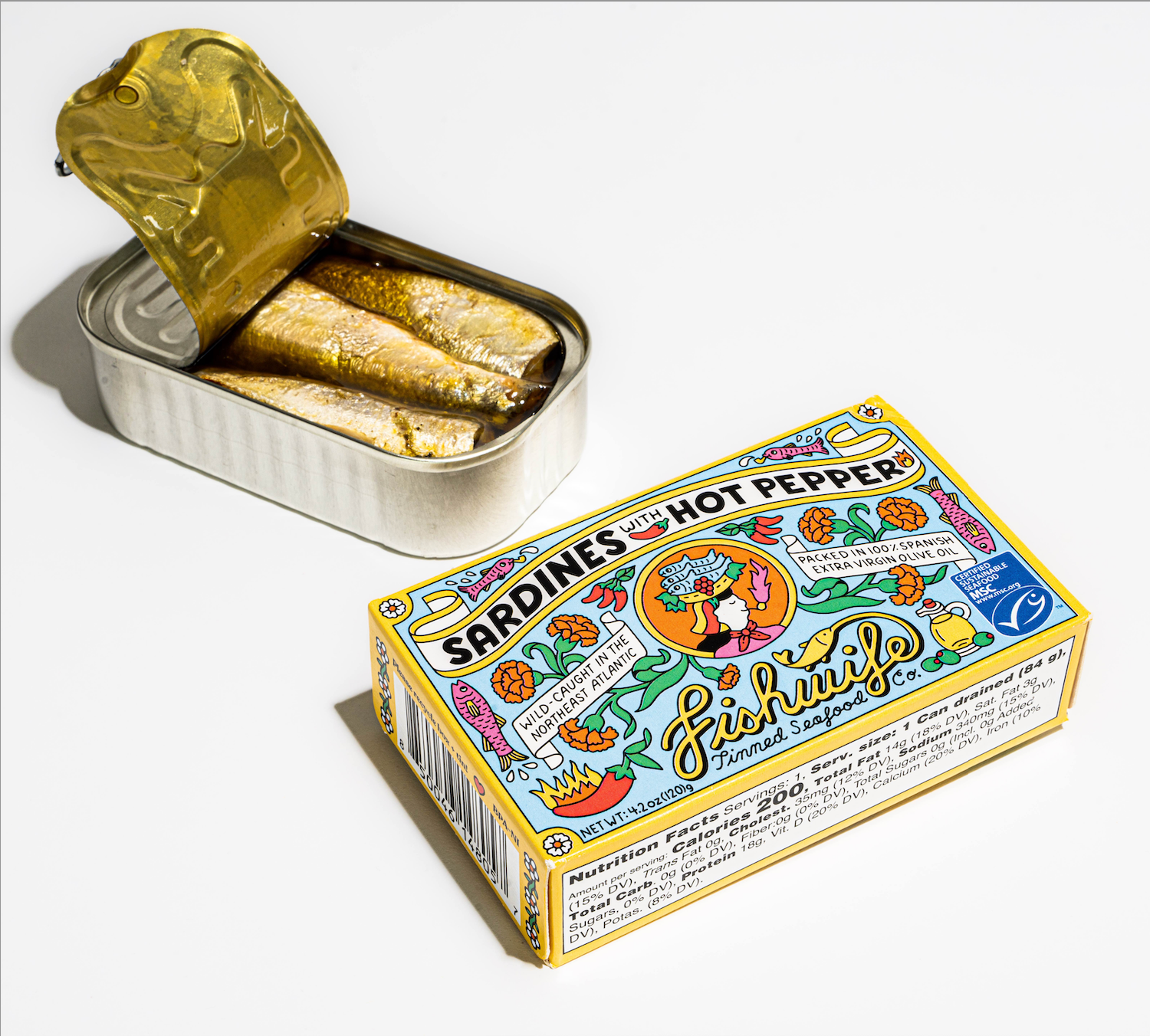 Sardines with Hot Pepper - Fishwife - Bluecashew Kitchen Homestead