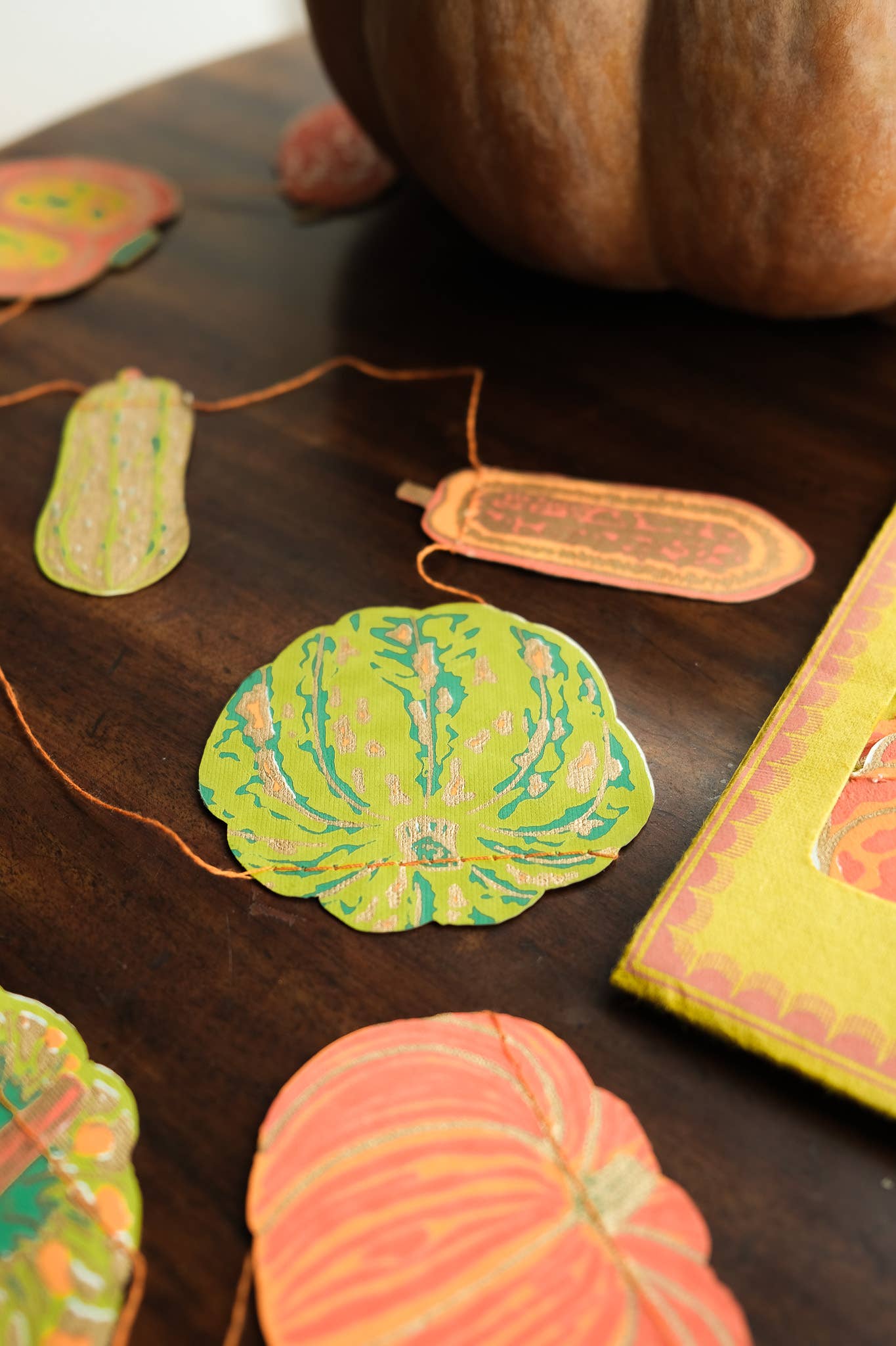 Squash + Pumpkins Garland - East End Press - bluecashew kitchen homestead