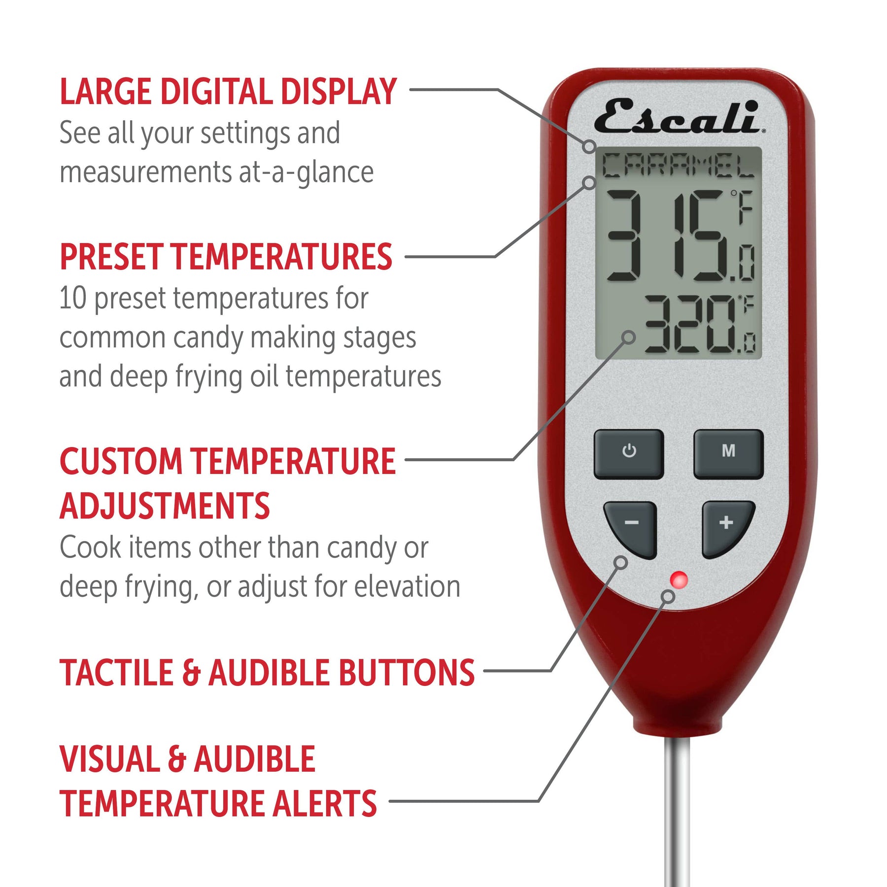 Digital Candy + Deep Fry Thermometer - Kitchen Supply - Bluecashew Kitchen Homestead