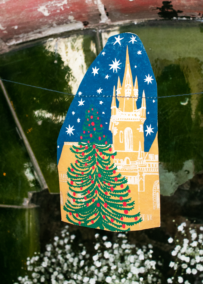 Skyline Sewn Garland - East End Press - Bluecashew Kitchen Homestead