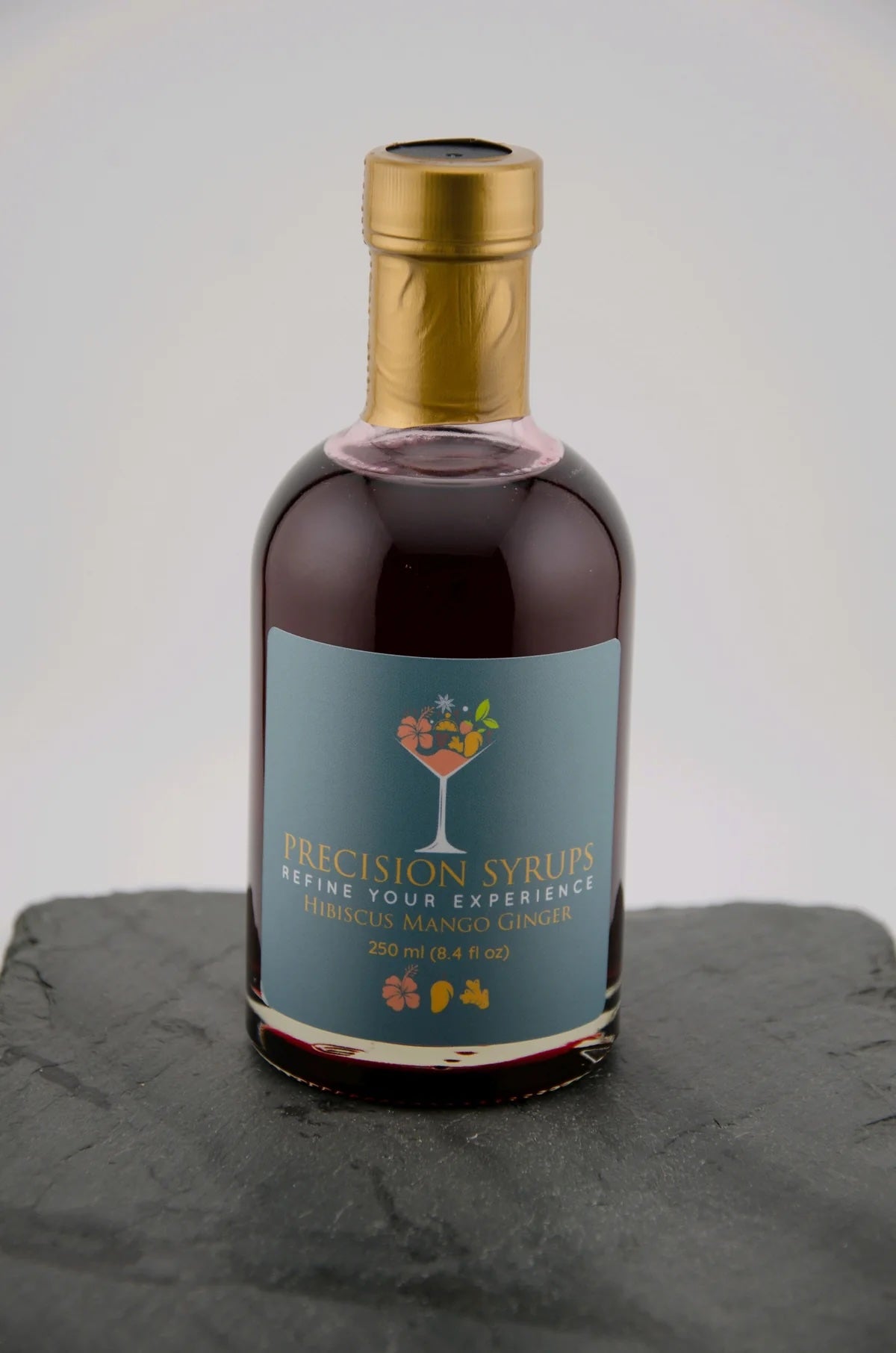 Hibiscus Mango Ginger Syrup - Precision Syrups - Bluecashew Kitchen Homestead