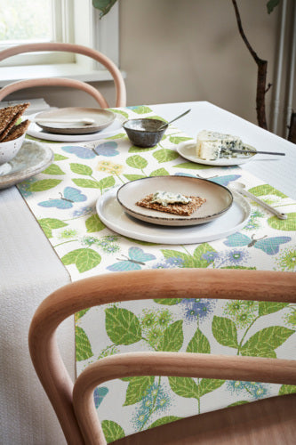 FJÄRILSDRÖM Table Runner - Ekelund - Bluecashew Kitchen Homestead