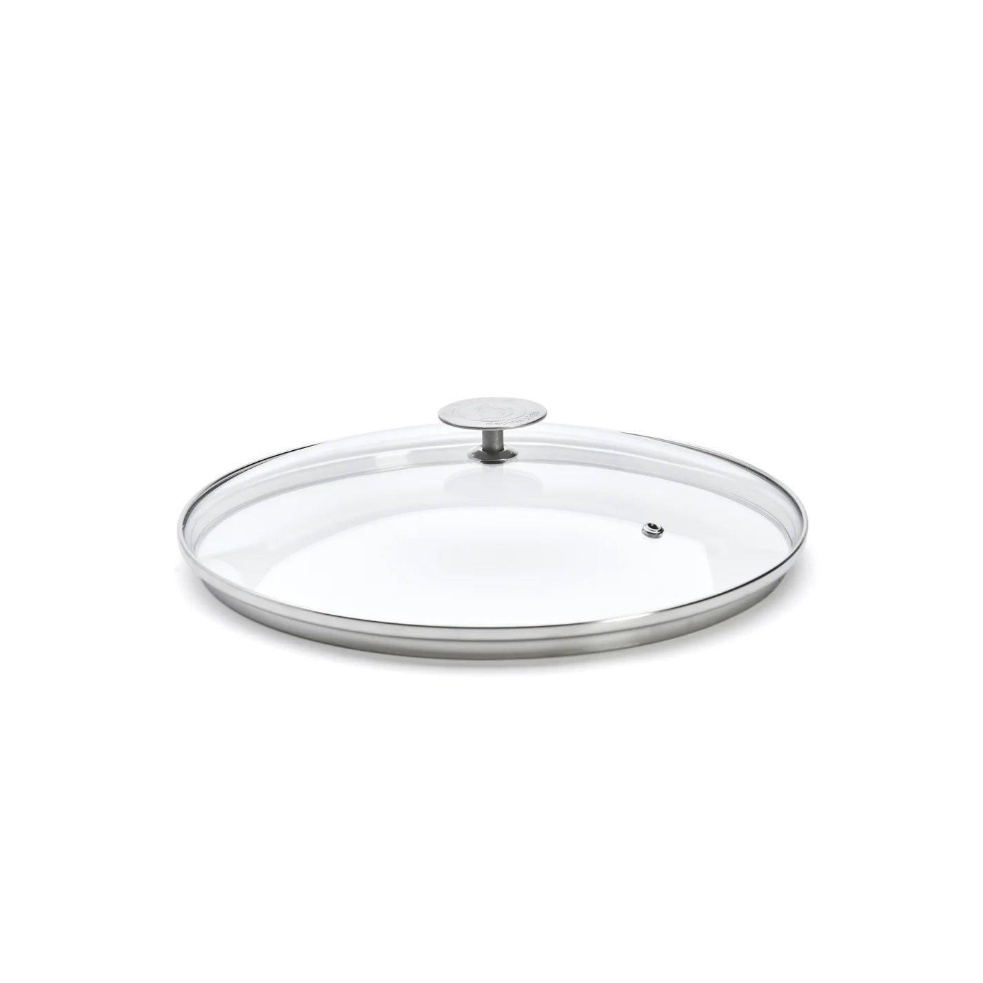 Alchimy 9.5" Glass Lid with Stainless Steel Knob - De Buyer - Bluecashew Kitchen Homestead