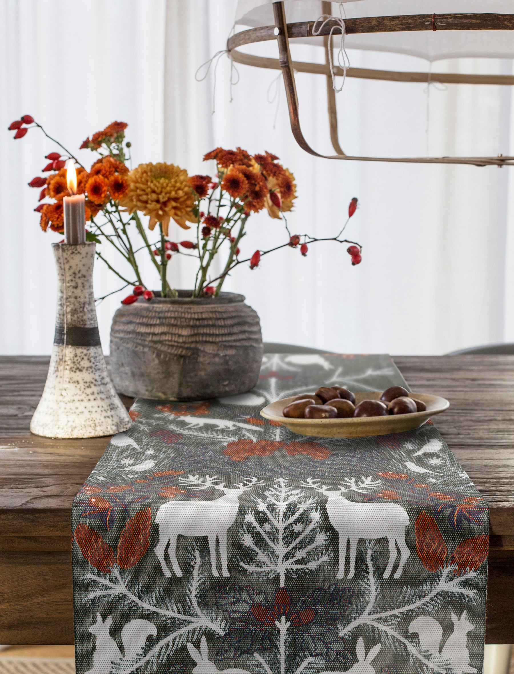 HJORTNÄS Table Runner - Ekelund - Bluecashew Kitchen Homestead