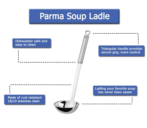 Parma Soup Ladle - Frieling - bluecashew kitchen homestead