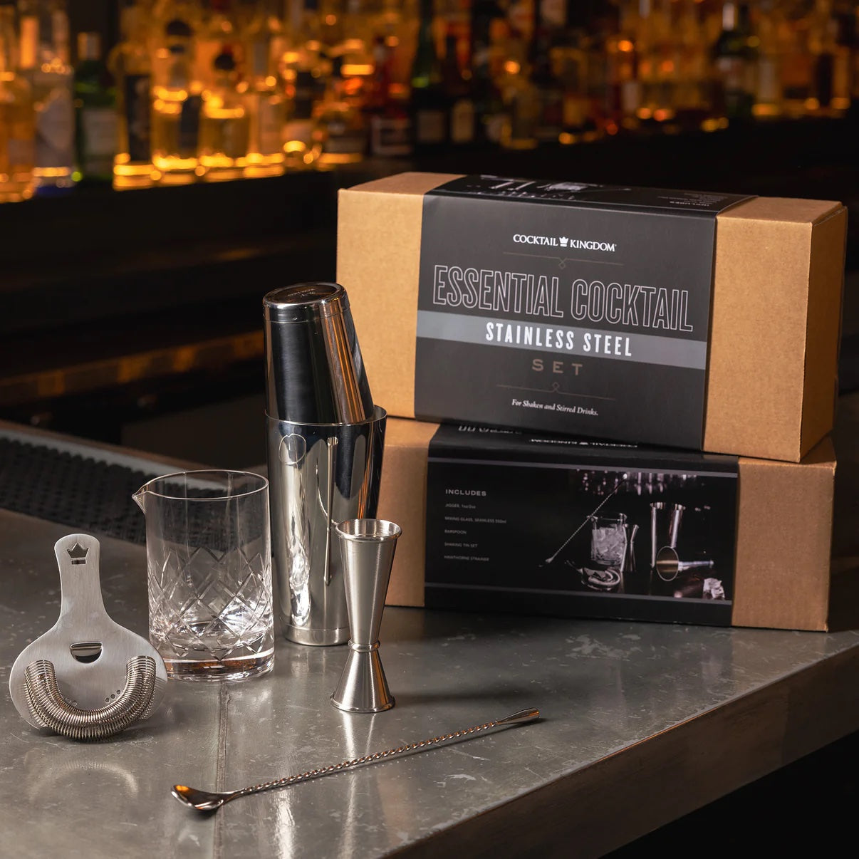 Essential Cocktail Set - Cocktail Kingdom - Bluecashew Kitchen Homestead