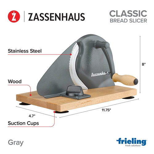 Zassenhaus "Classic" Manual Bread Slicer