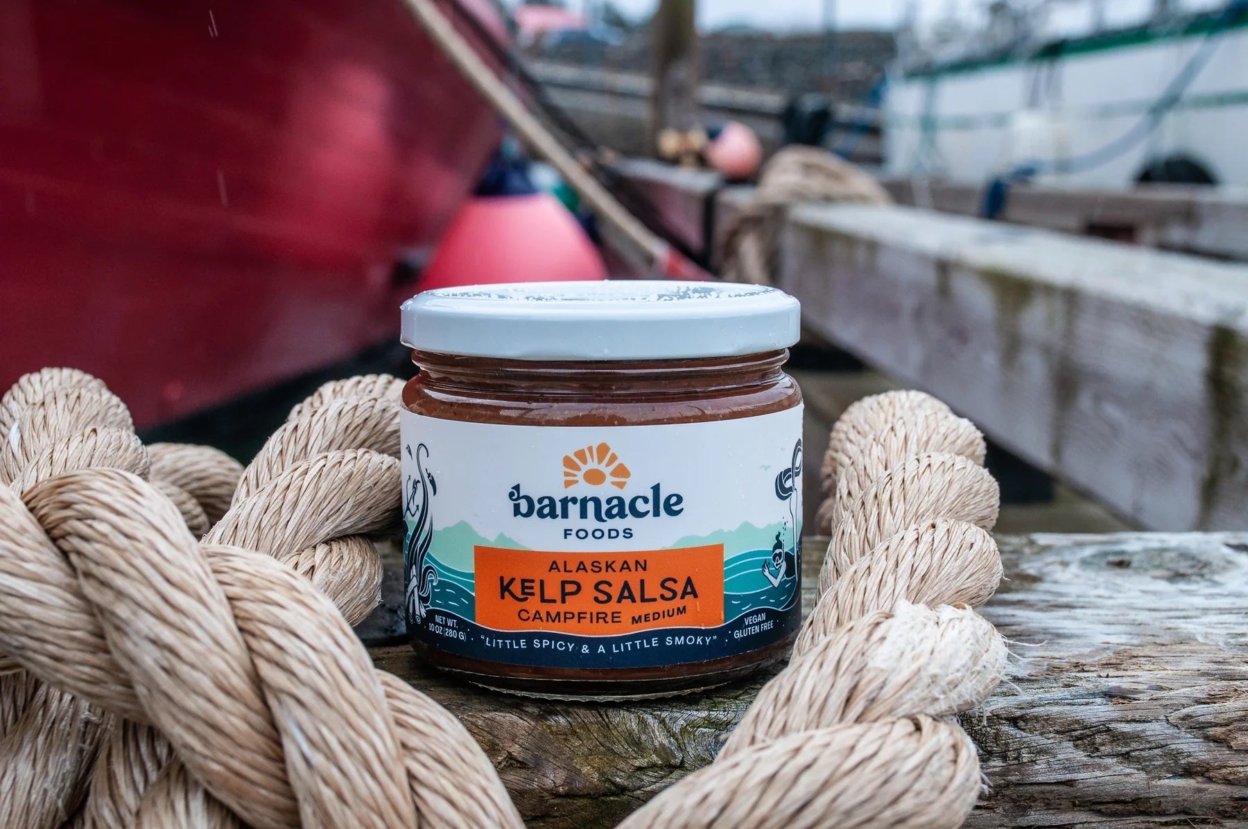 Campfire Kelp Salsa - barnacle foods - Bluecashew Kitchen Homestead