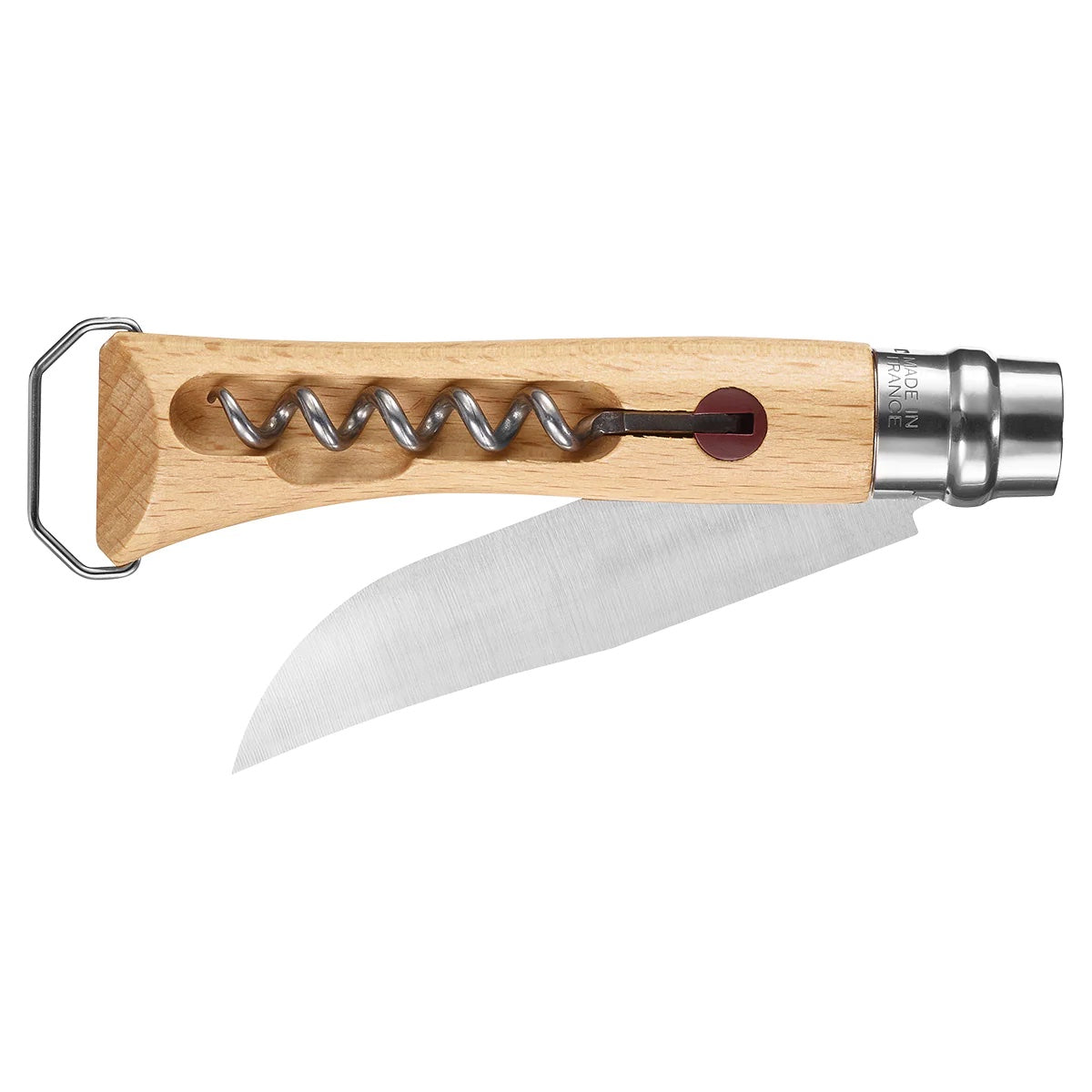 No.10 Corkscrew & Bottle Opener Knife - Opinel USA Inc - Bluecashew Kitchen Homestead