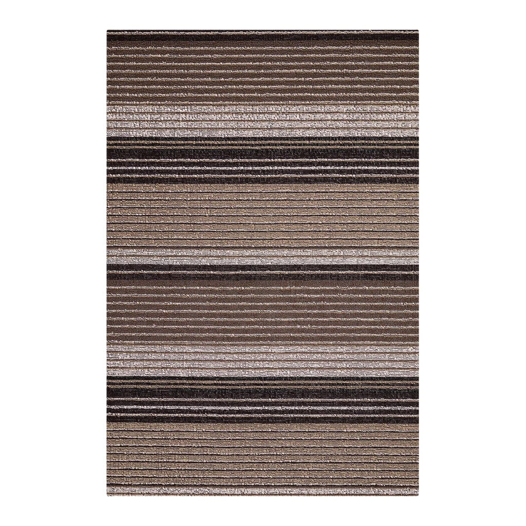 Pleat Stripe Shag Utility Mat | Oyster - Chilewich LLC - bluecashew kitchen homestead
