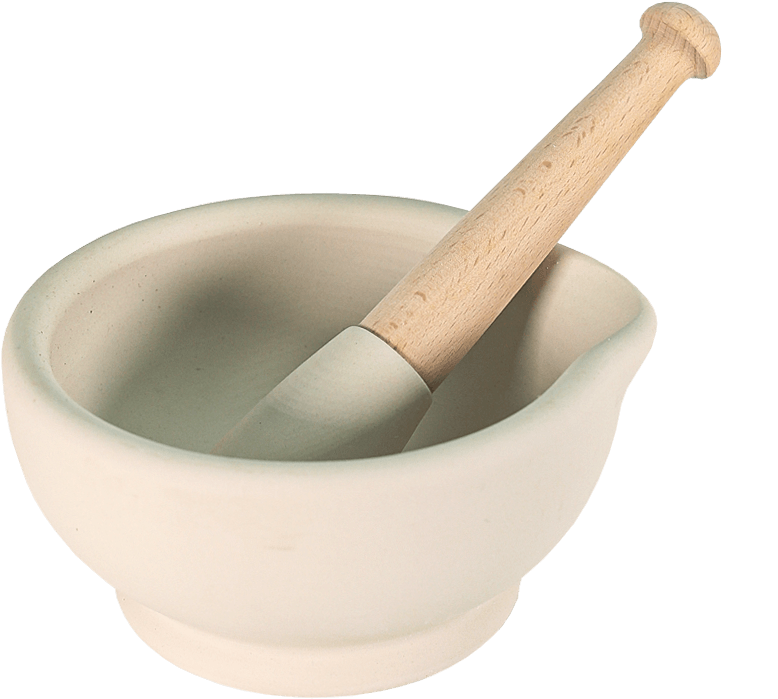 Milton Brook Mortar & Pestle | 6" - WADE Ceramics - Bluecashew Kitchen Homestead
