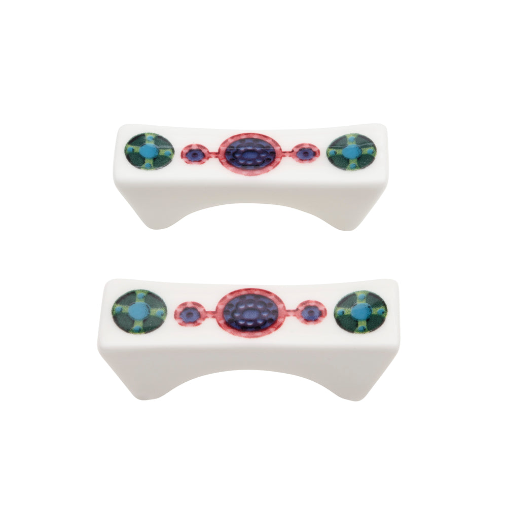 4PCS Leaf Shaped Chopstick Rest: 304 Stainless Steel Spoon Rest,Chopstick Pillow, Spoon Fork Knife Holder Tableware Silverware Stand Kitchen Dining Tab - View #3