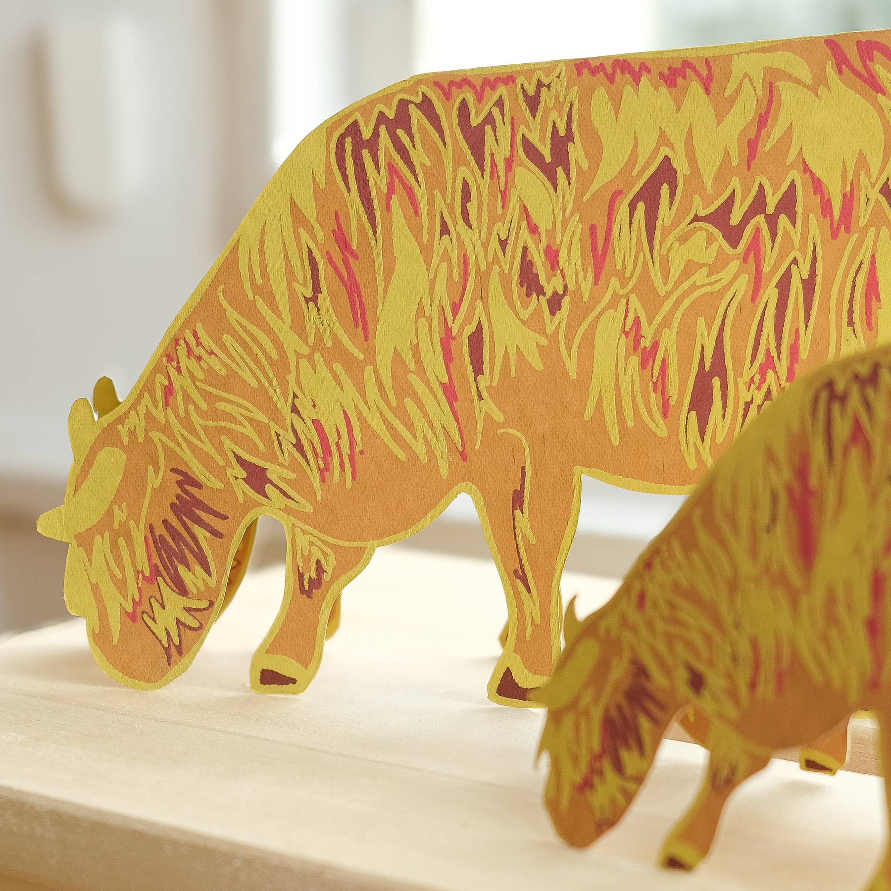 Highland Cow Greeting Card - East End Press - bluecashew kitchen homestead