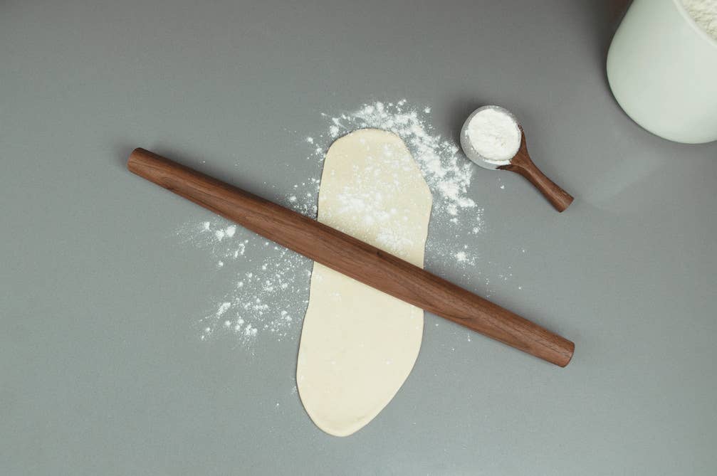 French Tapered Walnut Rolling Pin - JBrody&Co. - Bluecashew Kitchen Homestead