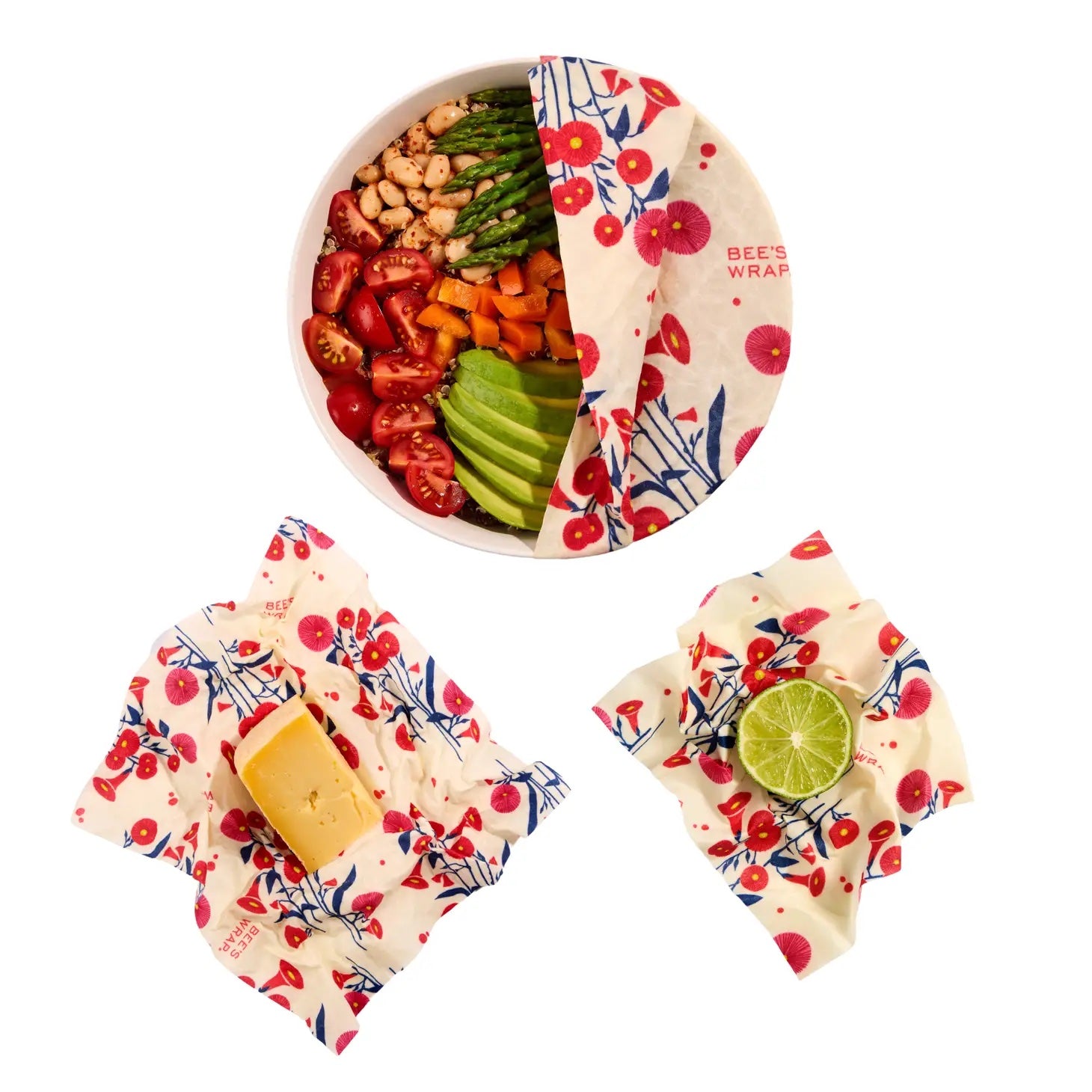 Bee's Wrap Assorted 3 Pack | Full Bloom - Bee's Wrap - Bluecashew Kitchen Homestead
