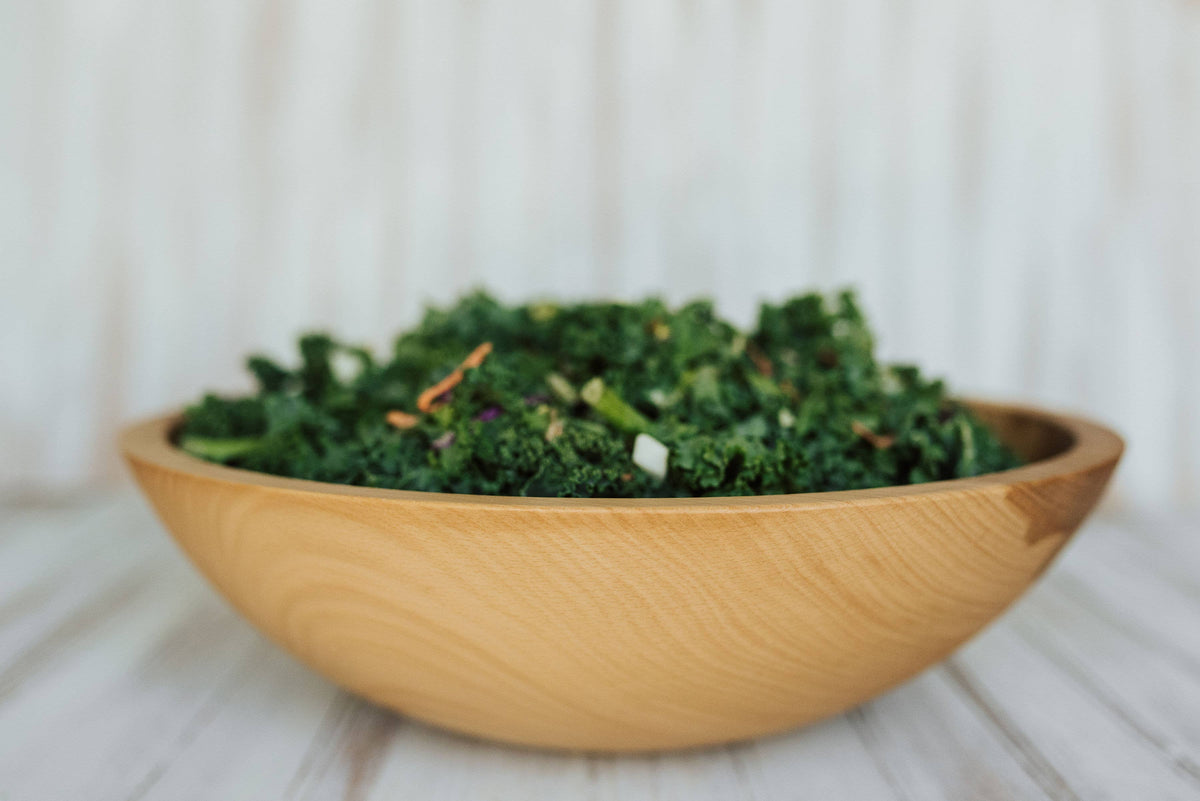 Beech Bowl with Bee's Oil Finish | 15"