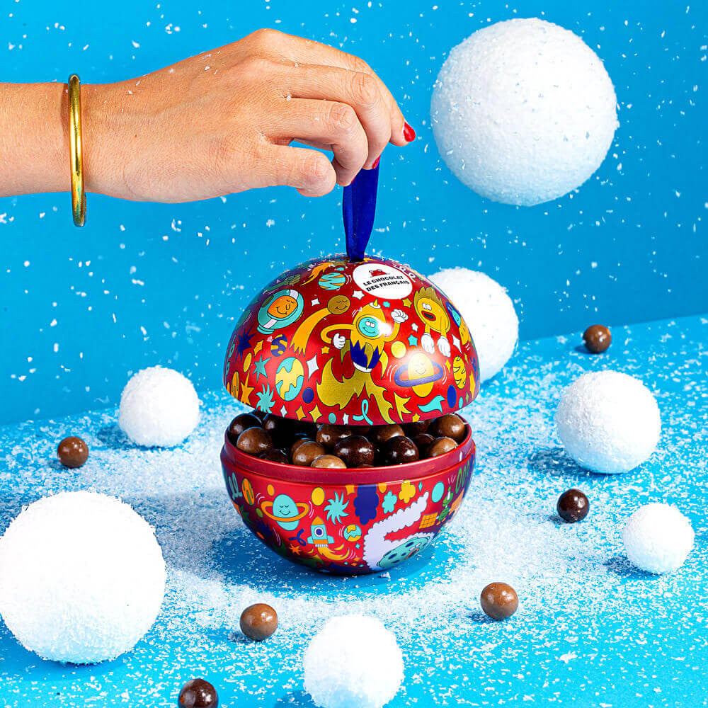 Galactique Chocolate Christmas Bauble - Le Chocolat de Francais - bluecashew kitchen homestead