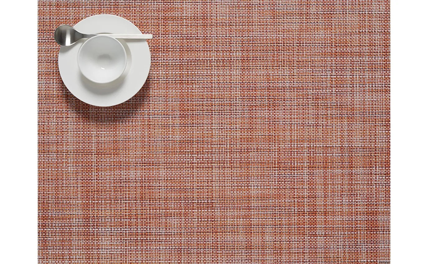 Mini Basketweave Placemat | Cinnamon - Chilewich - Bluecashew Kitchen Homestead