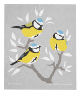 Blue Cap Birds Swedish Dishcloth - Cose Nuove - Bluecashew Kitchen Homestead