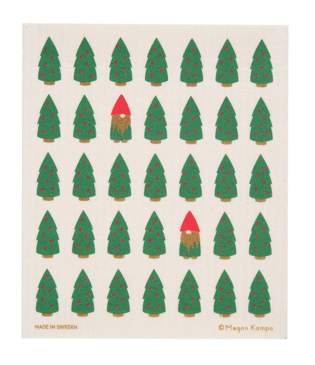 Gnomes + Trees Swedish Dishcloth - Cose Nuove - Bluecashew Kitchen Homestead