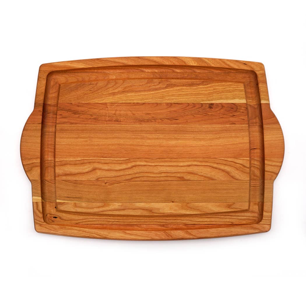 Cherry Carving Board with Handles - J.K. Adams Company Inc. - Bluecashew Kitchen Homestead