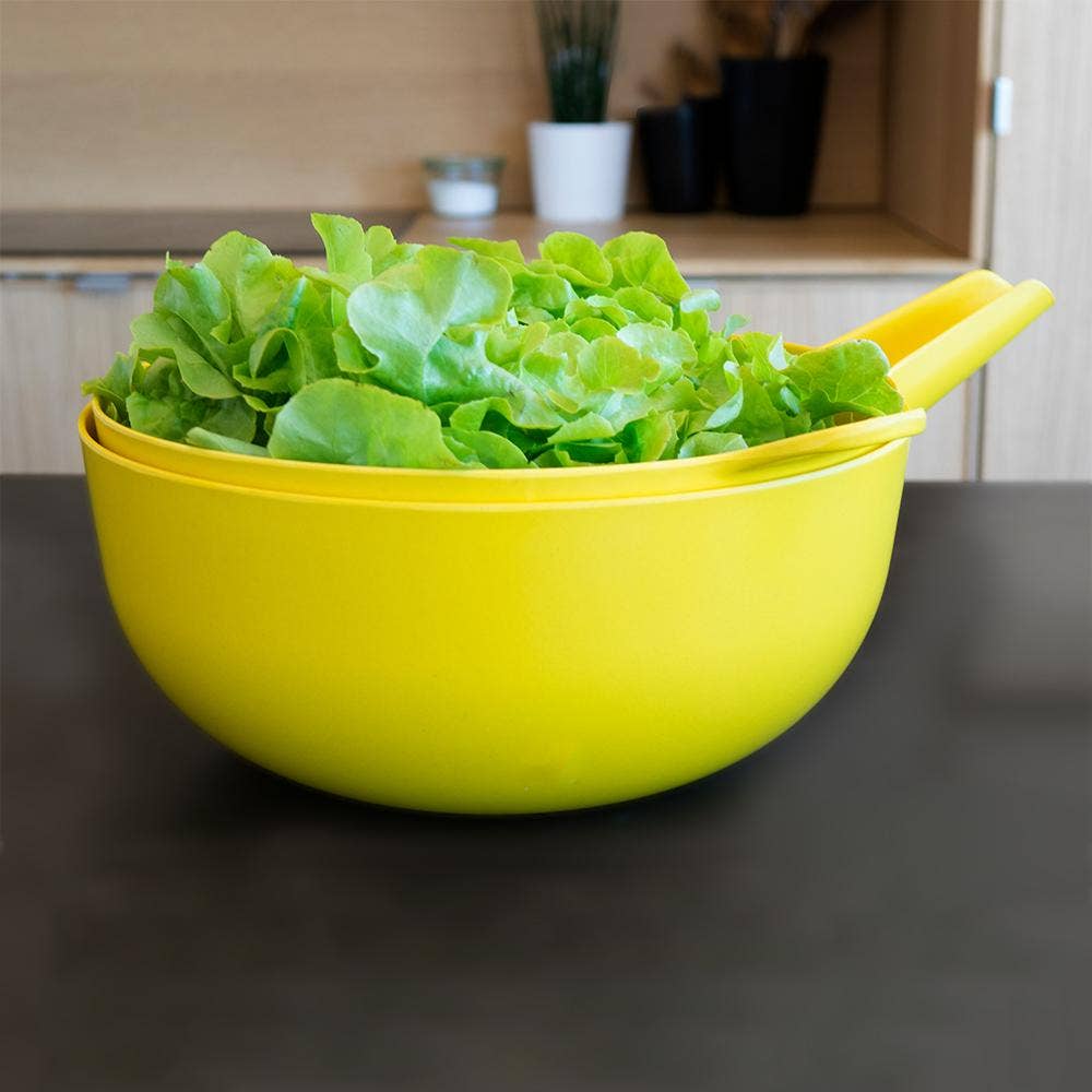 Small Mixing Bowl + Colander Set | Lemon