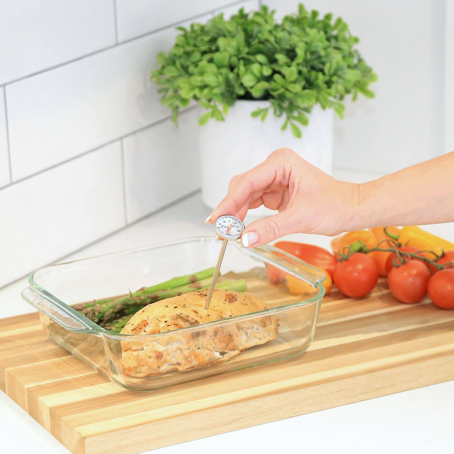 Instant Read Dial Thermometer - Kitchen Supply - Bluecashew Kitchen Homestead